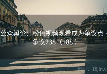 公众舆论：粉色视频观看成为争议点 · 争议238（188 ）