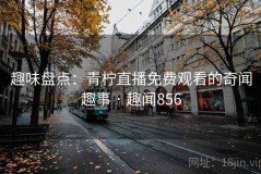 趣味盘点：青柠直播免费观看的奇闻趣事 · 趣闻856