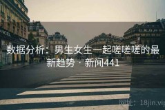 数据分析：男生女生一起嗟嗟嗟的最新趋势 · 新闻441