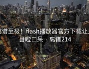 离谱至极！flash播放器官方下载让人目瞪口呆 · 离谱214
