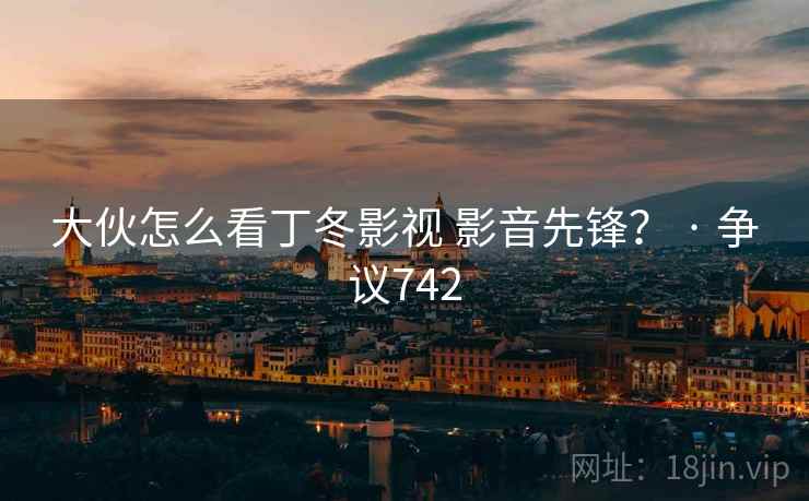 大伙怎么看丁冬影视 影音先锋？ · 争议742